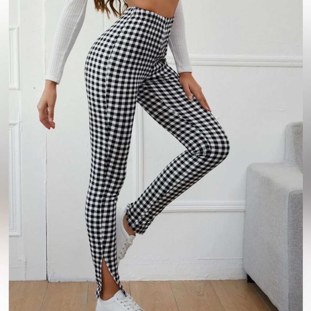 Black and White Checkered pants